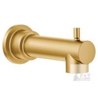 New MOEN 172656BG Align Brushed gold Diverter Spout, Brushed Gold, Metal Construction, Diverter, 7.17 In. Slip-Fit/Threaded
