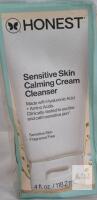 Honest Sensitive Skin Calming Cream Cleanser, 4 fl. oz. (118.2 mL), Vegan, Eczema Association Approved