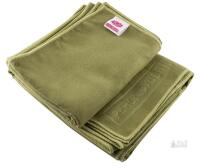 Peace Yoga Green Suede Yoga Towel Combo Set, 24x72 & 15x24 Inch, Microfiber, Anti-Slip, New, UPC 849344047618