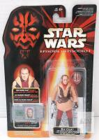 Star Wars Ric Oli&eacute; CommTech Figure, Episode I, Hasbro 1999, Carded, Helmet/Blaster/Chip, UPC 076281841090 Sealed