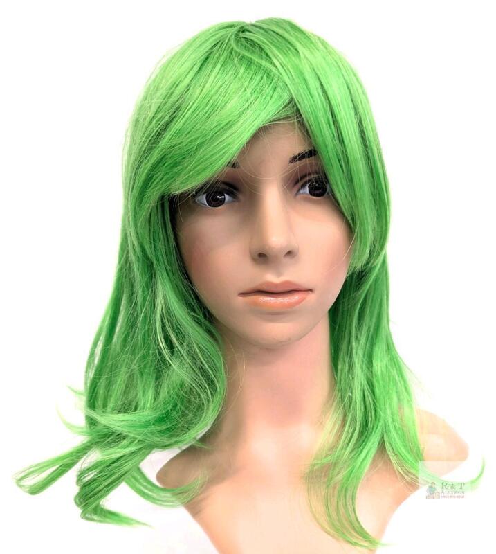 New Green 14" Long Green Anime Cosplay Wig