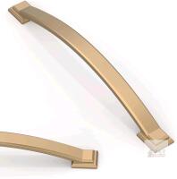 New 10 Pack Champagne Bronze Cabinet Pulls 7.5" hole Center.