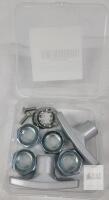 BOXOB RV Waste Valve Handle Kit, 2 Aluminum Handles, 4 Nuts, Screws, Gaskets, X004RWK8IR