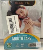 Qian Yu Mouth Tape 120 Count Anti-Snoring Strips, For Deep Sleep, Lot X004PPP1IV, Sealed