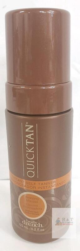 Body Drench Quick Tan Bronzing Mousse, Medium Dark, 4.2 fl oz, Instant Self Tanner, 708x