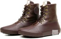New Size 8 Men's GROUNDED PEOPLE [Jude Brown] Handmade Classic Lace Up High Top Fashion Sneakers Walking Shoes - Made with Cruelty Free Leather GRD004A-11