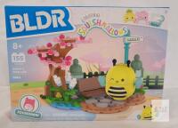 BLDR Sunny&rsquo;s Park Life Squishmallows Building Set, 155 Pieces, Compatible with Major Brick Brands
