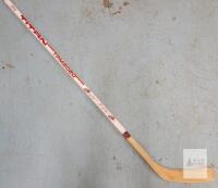 Wayne Gretzky, Diet Coke Titan Wood Hockey Stick, Model TPM 2020, Print Autographed