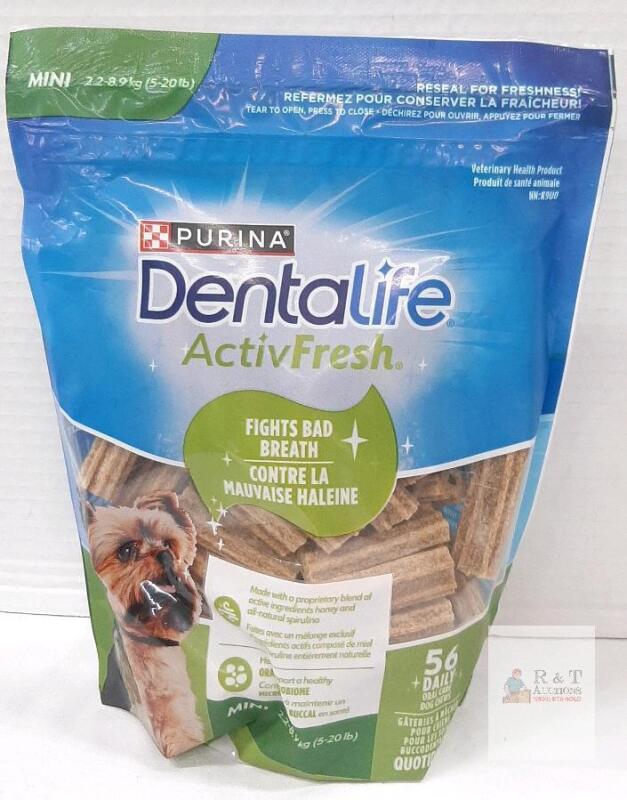 bb june 2026 Purina DentaLife ActivFresh Mini Oral Care Dog Chews, 56 Count, 1.06 lb, Chicken Flavor