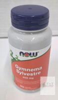 NOW Gymnema Sylvestre 400 mg, 90 Vegan Capsules, Herbal Supplement, Lot 342420, Exp 08/30