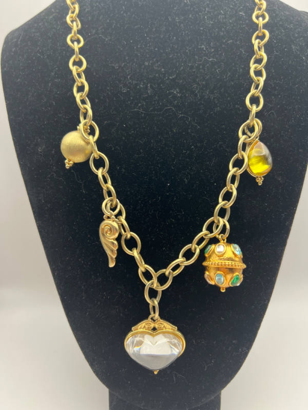 Vintage Temple of St Clair Multi Drop Necklace