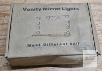 Consciot 10 LED Vanity Mirror Lights, USB Powered, Dimmable, 3000&ndash;6500K, Model PC-10D-2835-W-F5