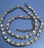 CZ 925 Sterling Line Necklace Earrings - 3
