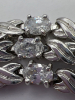 CZ 925 Sterling Line Necklace Earrings - 5