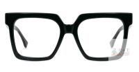 Firmoo Cathy001 C1 Black Square Acetate Eyeglass Frames 55-18-145 with Case