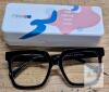 Firmoo Cathy001 C1 Black Square Acetate Eyeglass Frames 55-18-145 with Case - 3