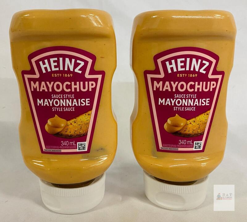 Heinz Mayochup Sauce Style Mayonnaise, 340 mL Squeeze Bottle, Best Before August 2026, Unopened
