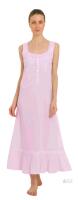 New Size 8 (UK 12) Women's MISS LAVISH LONDON 100% Cotton Victorian Style Nightgown Long Retro Nightdress