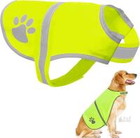 New Dog Size XXL High Visibility Reflective Safety Vest, Security Jacket for Outdoor Training Jogging Hunting Activities