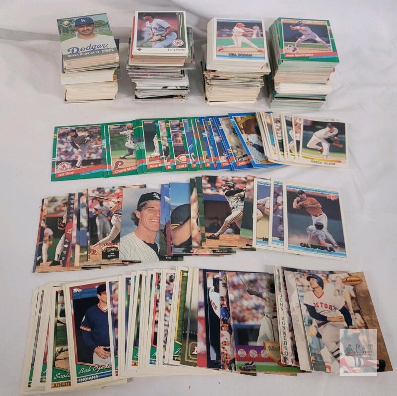 1981 - 2023 MLB Baseball Trading Card Singles , 800+ Trading Cards