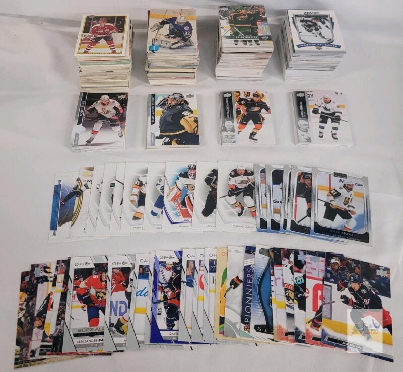 1990 - 2024 NHL Hockey Trading Card Singles , 535+ Trading Cards