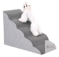 New Dog Stairs for Small Dogs- Dog Steps Stairs Ramps for High Bed Couch, High Density Foam Pet Steps Stairs for Dogs
