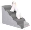 New Dog Stairs for Small Dogs- Dog Steps Stairs Ramps for High Bed Couch, High Density Foam Pet Steps Stairs for Dogs