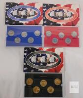 1999 USA Denver Mint State Quarter Set , 1999 USA Philadelphia Mint State Quarter Set & 1999 Gold Edition State Quarter Set