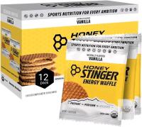 New 12-Pack HONEY STINGER Organic Waffle, Vanilla Flavored, 30g Each [bb 26-dec-28]
