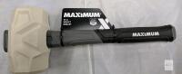 Maximum 24 oz Rubber Mallet with Anti-Vibration Handle and Lifetime Warranty