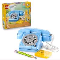 New LEGO Creator 3 in 1 Retro Telephone Kids Toy - Home Decor for Bedroom or Kids Room - Building Toy and Learning Playset for Girls & Boys, Ages 8+ - Gift Idea for Birthdays or Special Occasions - 31174