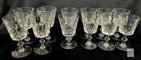 Waterford Lismore Small Wine Goblets, 6 oz, 5.9 in, Hand-cut Lead Crystal