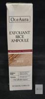 new OceAura Exfoliant Rice Ampoule, 100ml, Radiance Boost, Hydration, All Skin Types, Batch 20250701-01