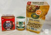 see photos for BB Chips Ahoy! Big Chewy Brownie Cookies 258g, Kraft Only Peanuts Butter 750g, Nature's Path Honey Almond Granola 700g