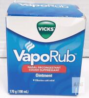 NEW Vicks VapoRub 170g Ointment, Nasal Decongestant & Cough Suppressant, Expiry 2028