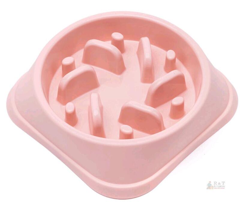 New Dog Slow Food Bowl,Dog Slow Food Bowl Pet Slower Food Feeding Dish Slow Feeder Dog Bowl High-Intensity Output