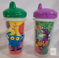 New - Playtex Sipsters Stage 3 Spout Sippy Cup - Spill-Proof, Leak-Proof, Break-Proof Insulated Toddler Spout Sippy Cups