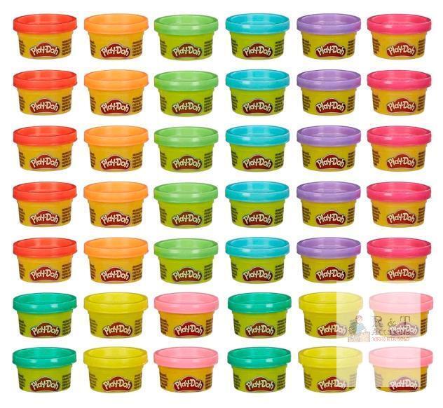 New Play-Doh Handout 42-Pack of 1-Ounce Non-Toxic Modeling Compound for Kid Party Favors, Trick or Treat, Classroom Prizes, School Supplies, Assorted Colors, Ages 2 and Up