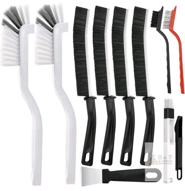 New - Wohohoho 10Pcs Cleaning Brushes Set, Hard Bristle Crevice Cleaning Brush