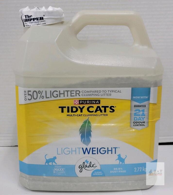 NEW Purina Tidy Cats LightWeight Multi-Cat Clumping Litter, Glade Clear Springs, 6 lb, 21 Day Odor Control