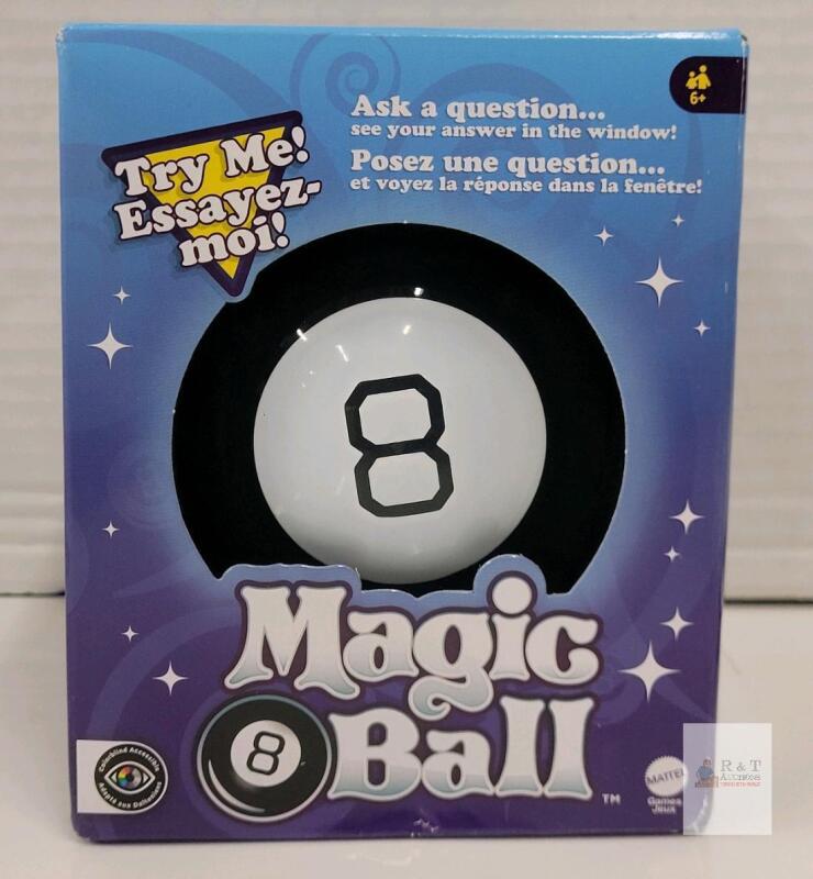 Mattel Magic 8 Ball Fortune Telling Toy, 4" Diameter, Original Packaging, Ages 6+, Classic Answers
