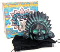 WOW! New Aztec Death Whistle, 125 dB+ - Really Sounds Like A Human Screaming! 4 75" Tall, Handmade Pottery