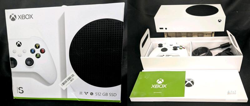 [As-Is0] Microsoft XBOX SERIES S - Model 1883 (All Digital ) 512GB SSD With 1 Wireless Controller