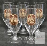 Ramblin' Road Brewery Farm 16 oz Tulip Beer Glass
