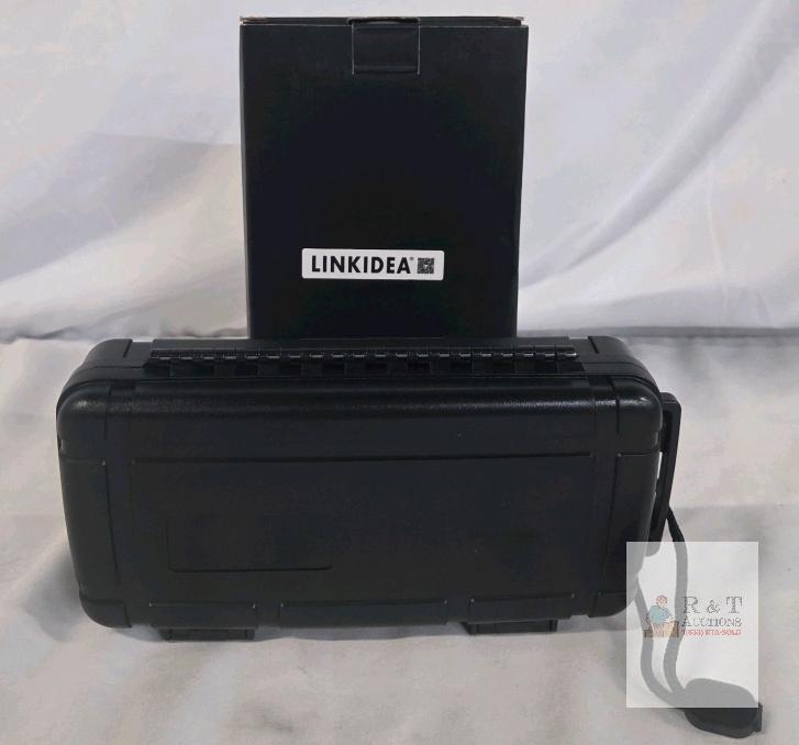 Linkidea 10893 Cigar Travel Case with V-Cut & Punch Cutters, Black, Waterproof