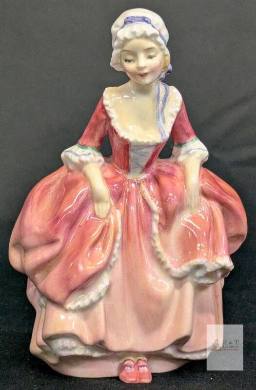 Vintage ROYAL DOULTON Bone China Figurine | "Goody Two Ahoes" - HN 2037 (Handwritten ) | 5" - Crack in Face (See Pics)