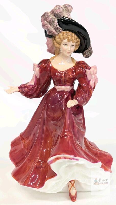 Vintage ROYAL DOULTON Bone China Figurine | 1993 Figure of the Year "Patricia" - HN 3365 | 8.75" - No Chips or Cracks, With Original Box