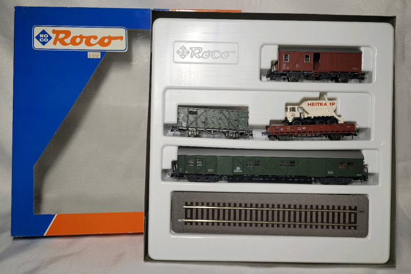 ROCO HO Gauge Toy Train Freight Wagon Set in Original Box , # 44023