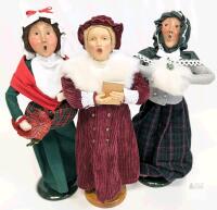 Vintage Byer's Choice 1993 / 1996 "THE CAROLERS" & Christmas Tradition Caroler, Up To 13" Tall With 2 Boxes