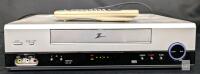 Vintage Zenith Stereo Video Recorder Model VCS342C Silver, With Untested Remote, Main Unit Tested For Power